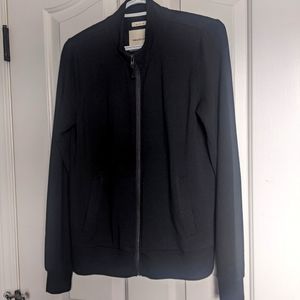 Thread & Supply Black Zip Up Sweater Size S